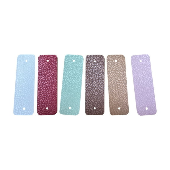 Custom Leather Crochet Hook Tags Personalized Name Handmade Stitch Labels for Hats Scarves DIY Knitting Craft Supplies