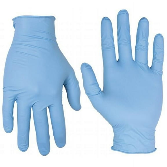 Custom Leathercraft 2320L 100 Count Large Nitrile Disposable Gloves