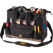 Custom Leathercraft CLC 25-Pocket Tool Bag with Top-Side Tray, Case of 6