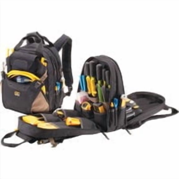 Custom Leathercraft CLC Deluxe Backpack Tool Bag - Pack of 6