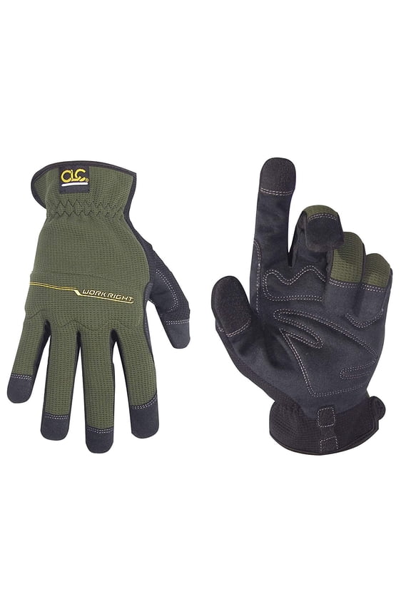 Custom Leathercraft Large WorkRight OC Flexgrip Gloves