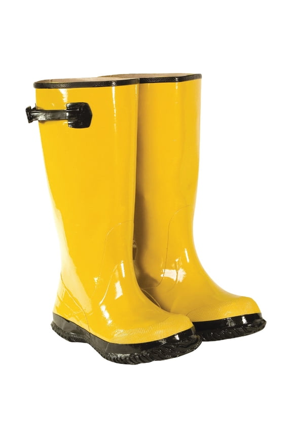 Leathercraft Mens Rain-boots, Yellow, Size 11 US