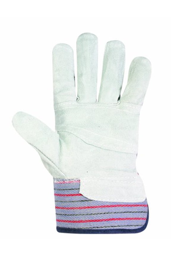 Custom Leathercraft Safety Cuff Men's Work Gloves