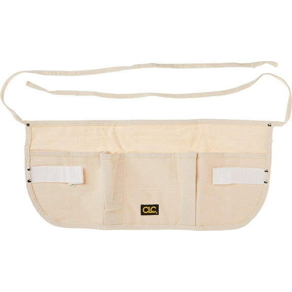 Custom Leather Craft Tool Holster Leather Waist Apron - Heavy-Duty - Small, White