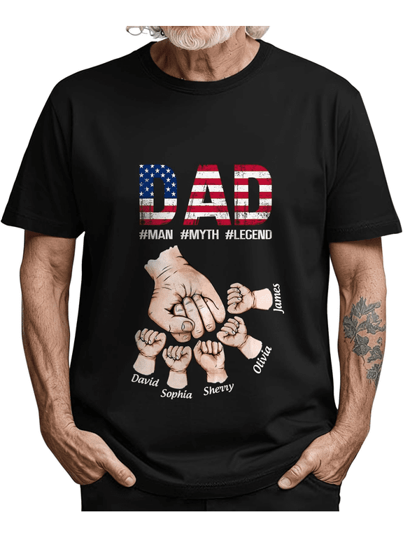 Custom Legend Husband Dad Grandpa Shirt Personalized Father’s Day Gift Tshirt