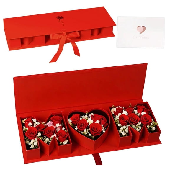 Custom Letter Combination Flower Gift Box, Creative Present Packaging Box
