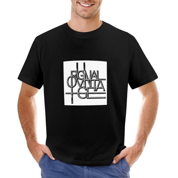 Custom Letters Men’s T-Shirt 100% Cotton Casual Short Sleeve Tops Gift Tee Black L