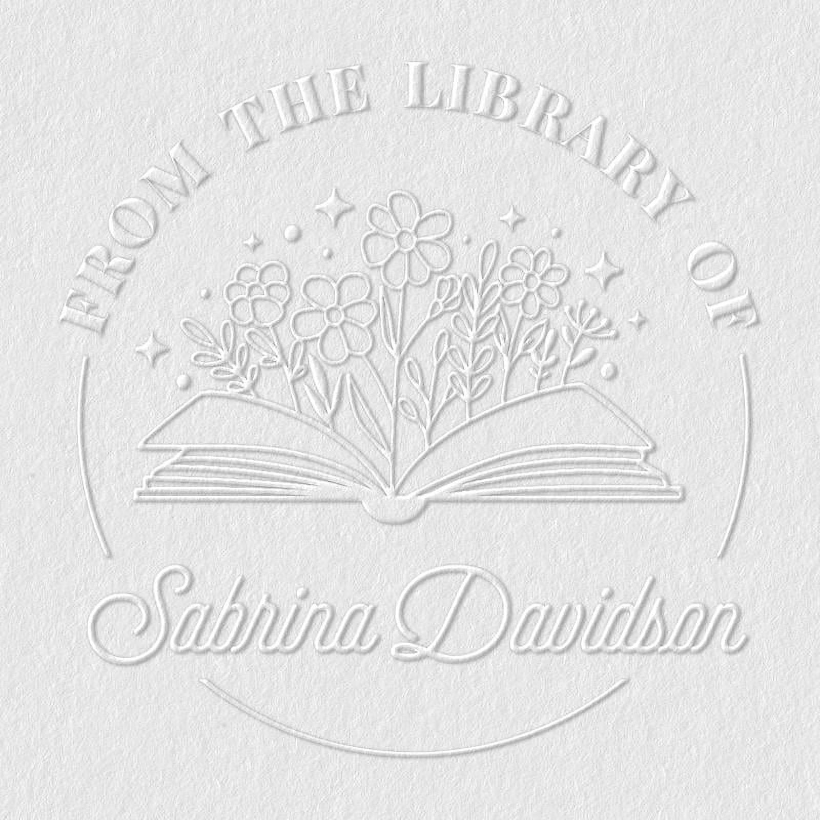 Custom Library Book Embosser | Custom Embosser | Ex Libris | From The ...