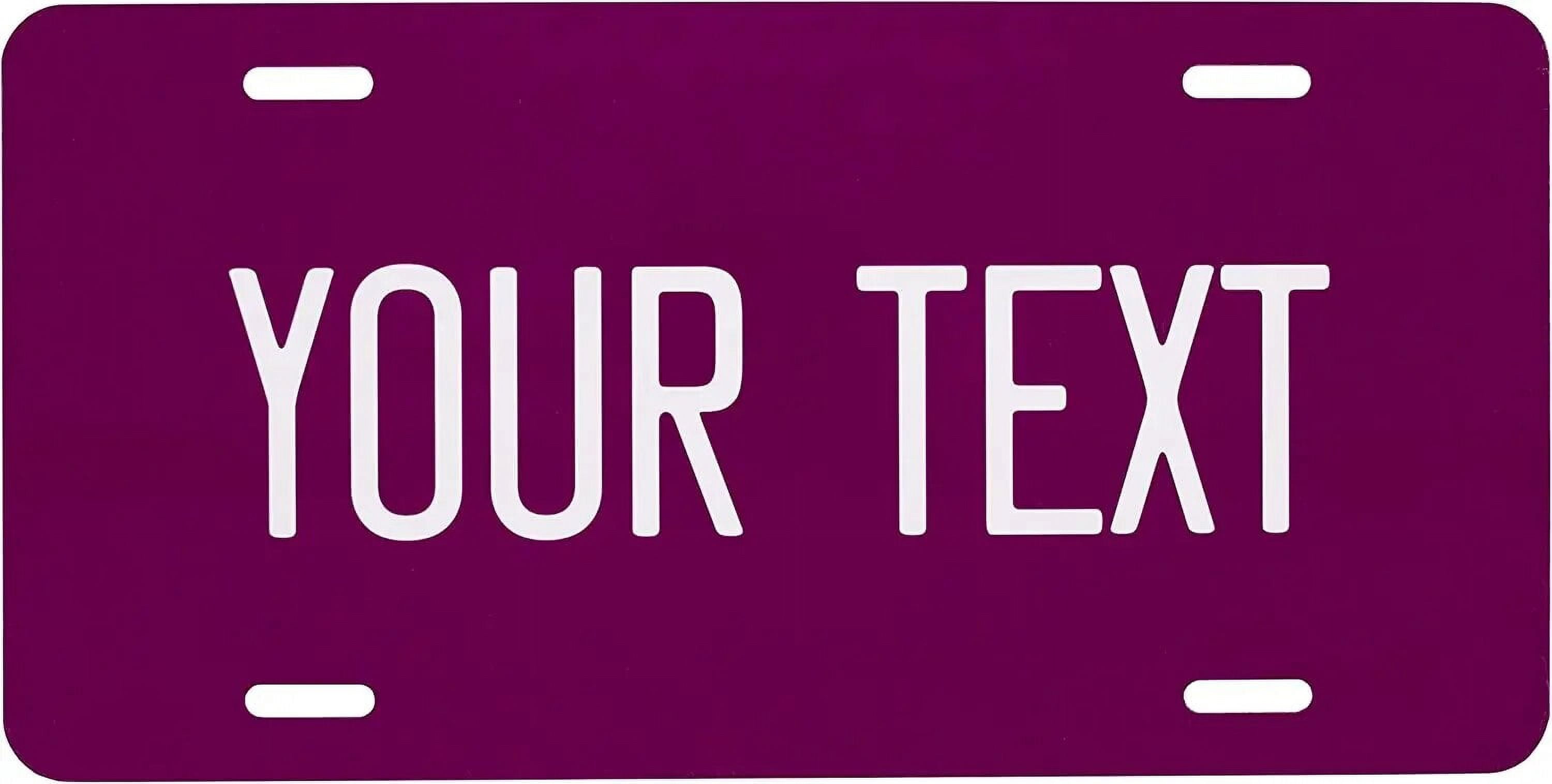 Custom License Plate Front of CarPersonalized Car Tags6” x 12