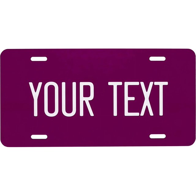 Custom License Plate Front of CarPersonalized Car Tags6” x 12
