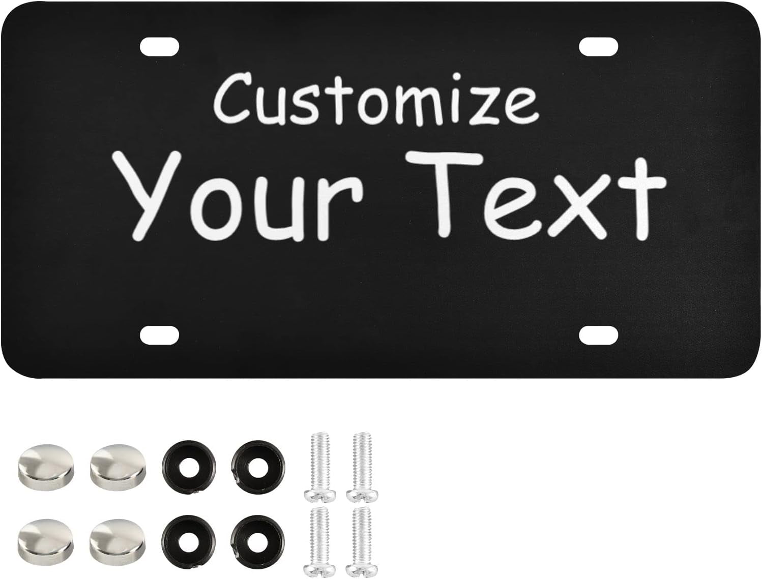 Custom License Plate for Car Personalized Aluminum License Plates Add