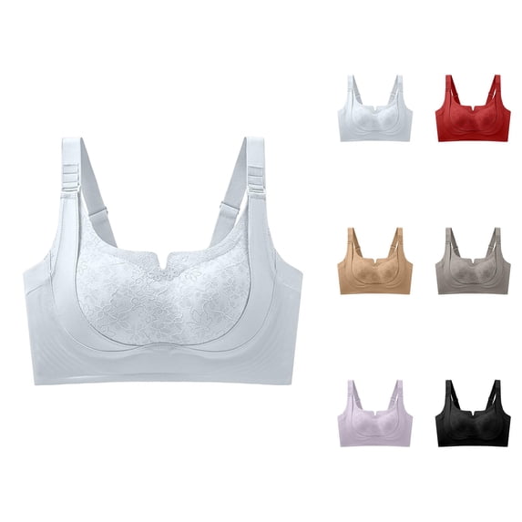 Custom-Lift Bust Shaping Bra Breathable Comfort Lifting Anti-Sagging Bras Full Coverage Seamless Push Up Bra