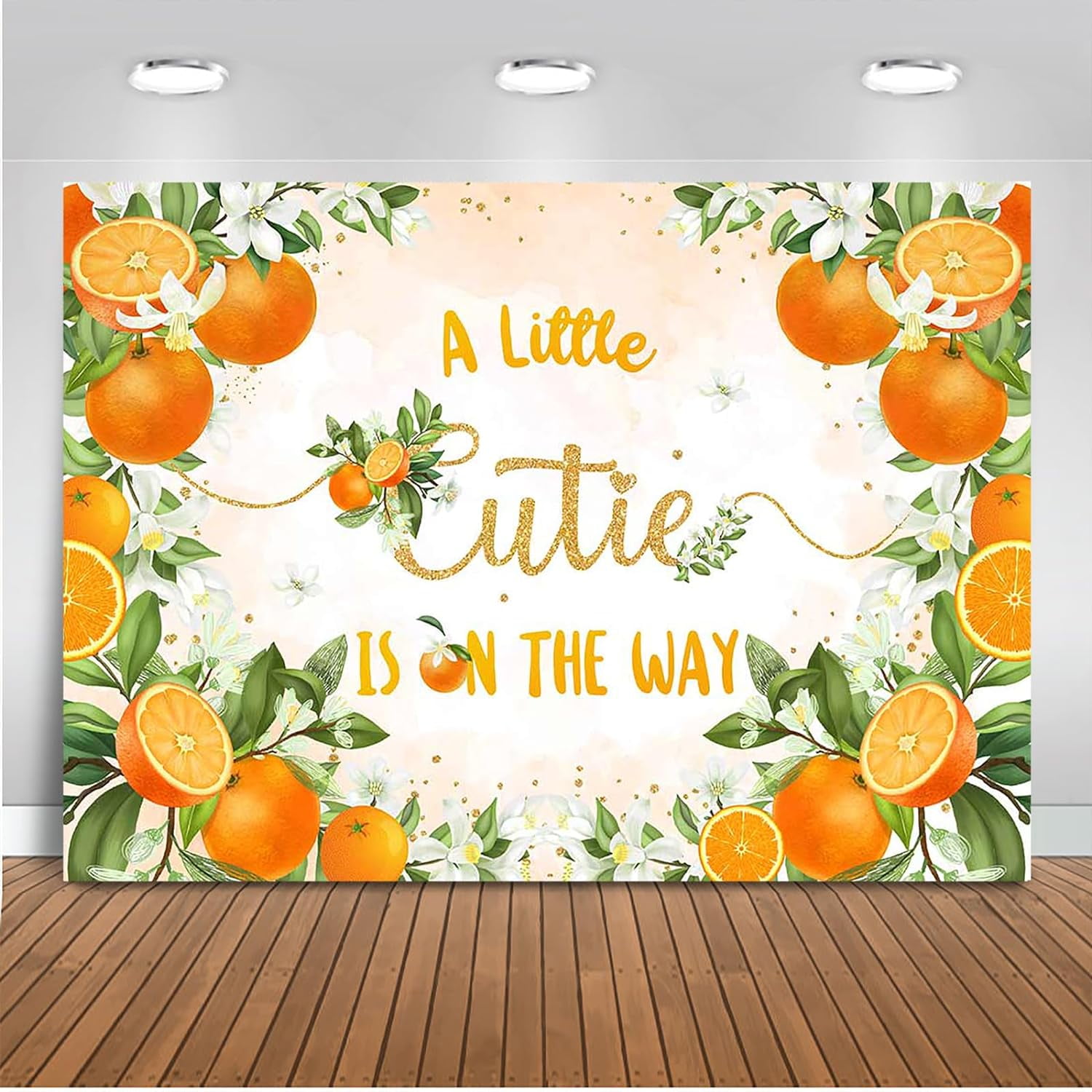 Little Cutie Baby Shower Decorations - Orange Citrus Theme Complete Party Kit