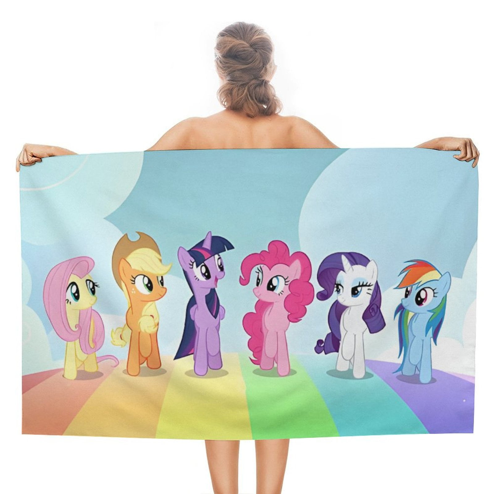 Custom My Little Pony Beach bath towel swimming towel quick-drying