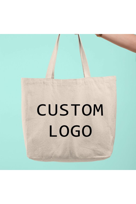 Custom Logo Canvas Tote Bag Business Appreciation Gift