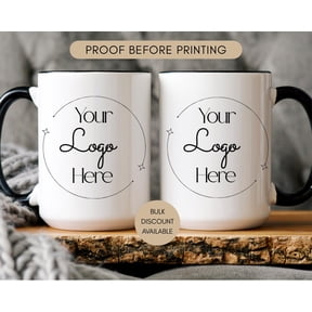 Custom Logo Coffee Mug Personalized Company Logo Mug Business Logo Cup Bulk Corporate Gift