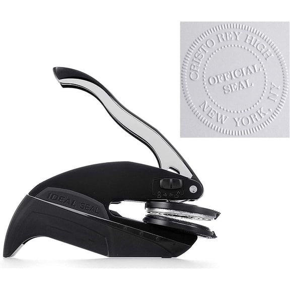Custom Logo Embosser Seal Stamp Your Own Design Personalized 1 x 5/8"