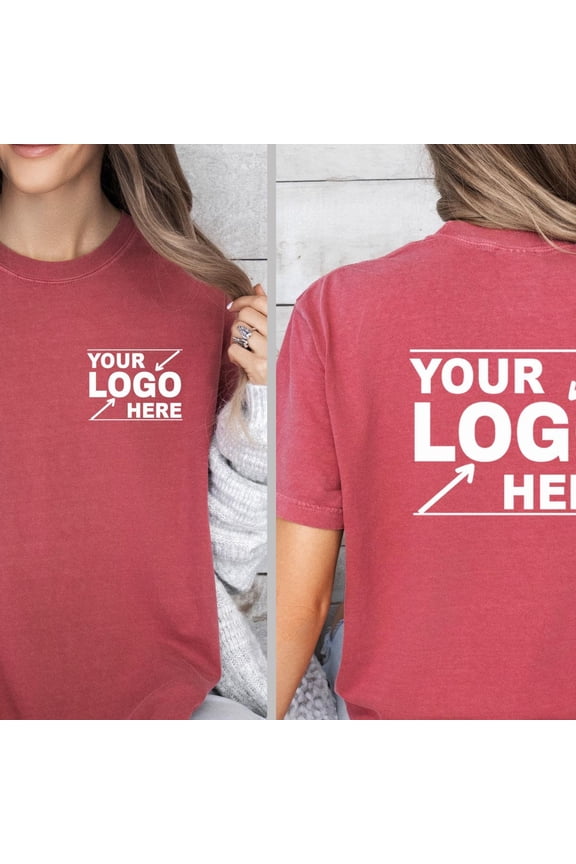 Custom Logo Here T Shirt Custom Logo Shirt Logo Shirt Custom Design Shirt Team Logo Tee Yo