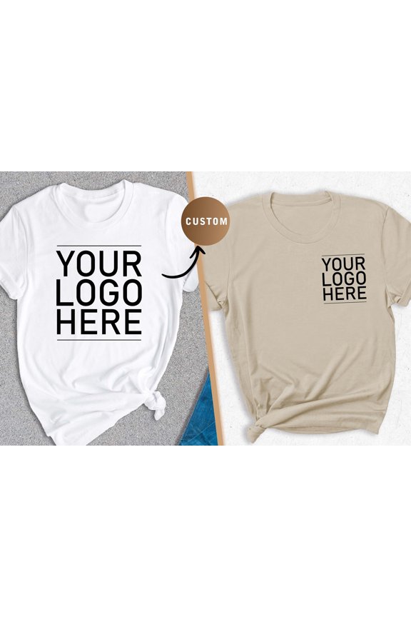 Custom Logo Shirt Team Unity Apparel Personalized Graphic Tee Durable Cotton Blend Busines