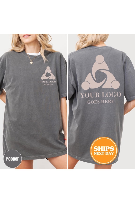Custom Logo Shirt Your Logo Here Personalized Logo Shirt Custom Graphic Tee Company Logo B