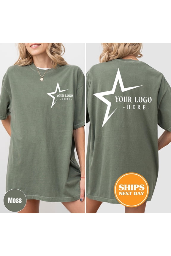 Custom Logo Shirt Your Logo Here Personalized Logo Shirt Custom Graphic Tee Company Logo