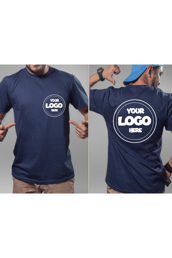 Custom Logo TShirtFront and Back Logo TShirtYour Desing HereTeam Logo TShirtBusiness Logo