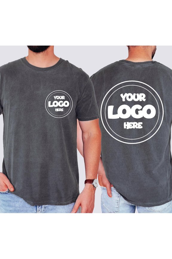 Custom Logo TShirtFront and Back Logo TShirtYour Desing HereTeam Logo TShirtBusiness Logo