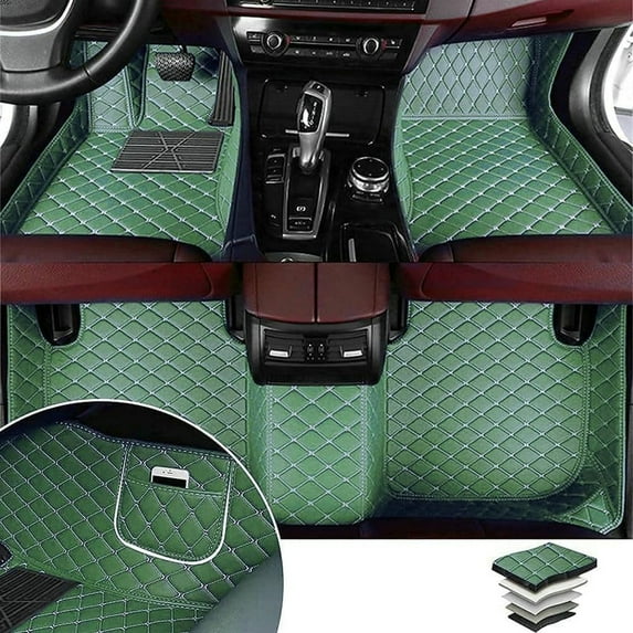 Custom Luxury Floor Car Floor Mats Compatible with BMW All Models 1998-2023
