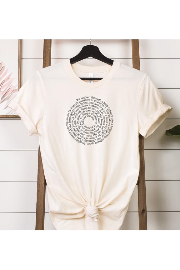 Custom Lyrics or Quote Sweatshirt, Personalized Music Band Song Tee Shirt, Literary Book Passage Logo, Unisex, Full Size