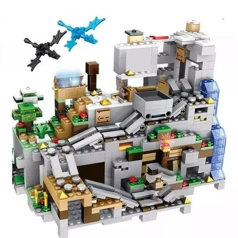 Minecraft the mountain cave building shop
