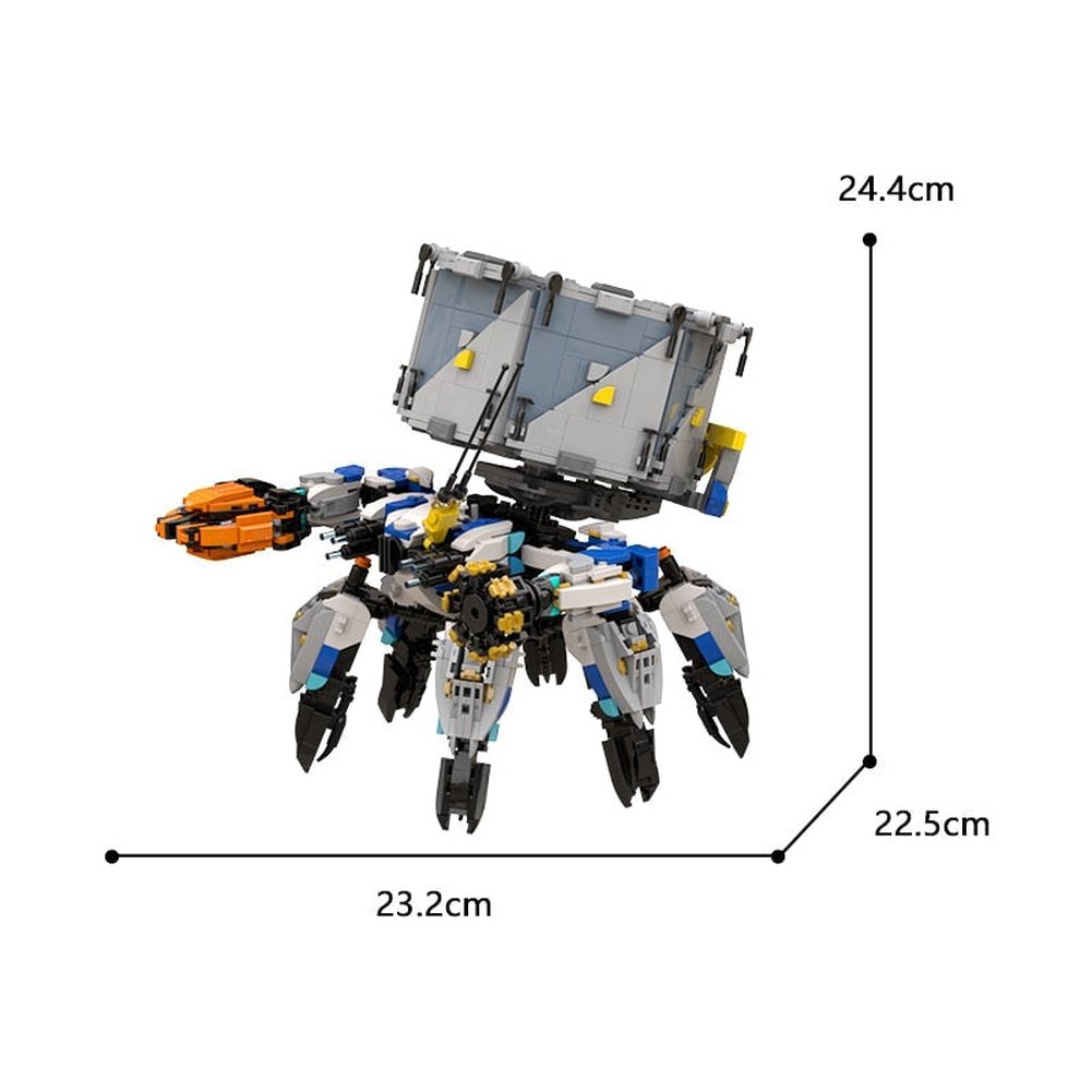 MOC NON Moc Horizon Zero Dawned Shell Walker Wide headed Beast Bricks Moc non moc horizon zero dawned shell walker wide headed beast bricks