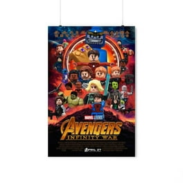 Custom MOC Same as Major Brands Avenger Infinity War LEGO Movie Wall Art POSTER ONLY Walmart