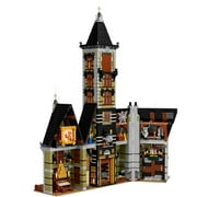 Custom MOC Same as Major Brands! MOC With 9 MINI Figures Haunted House Mega Drop Jumping Machine Building Blocks Bricks Compatible 10273 Toy