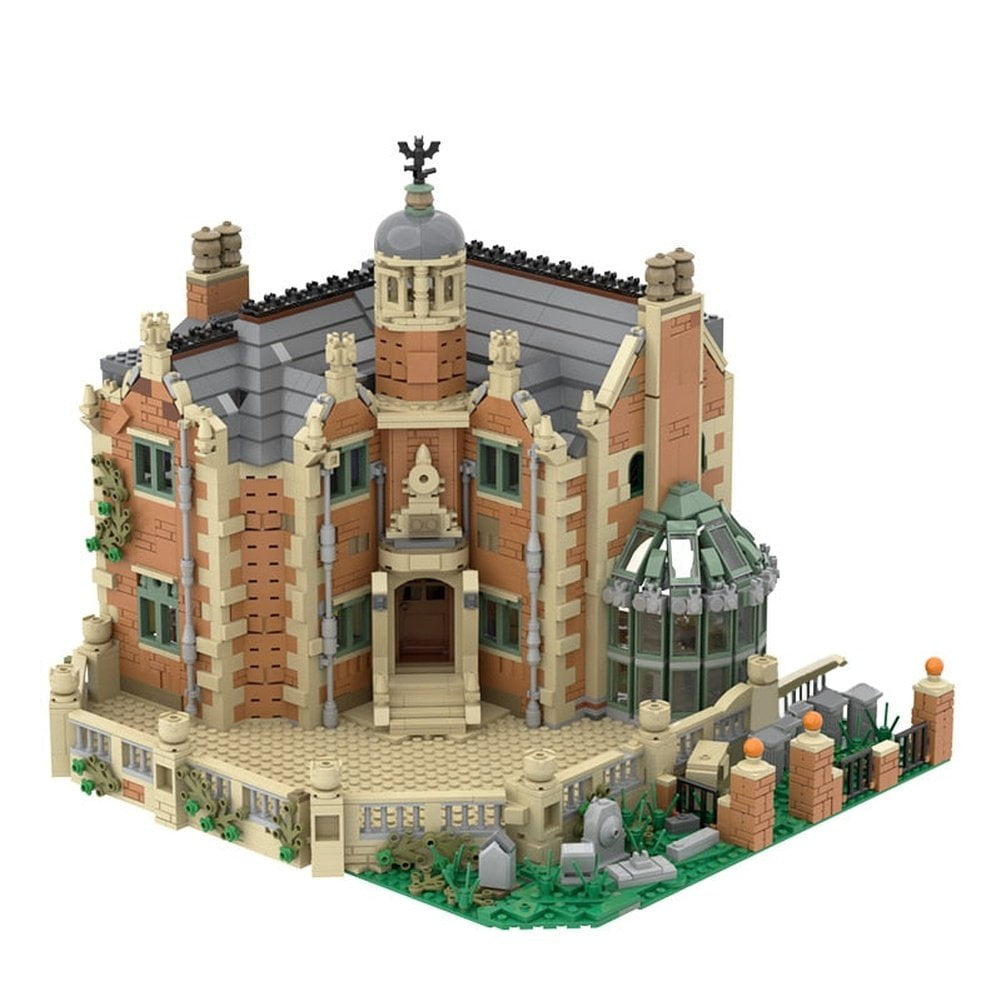 Custom MOC Same as Major Brands! The Haunted Manor Ghost House ...