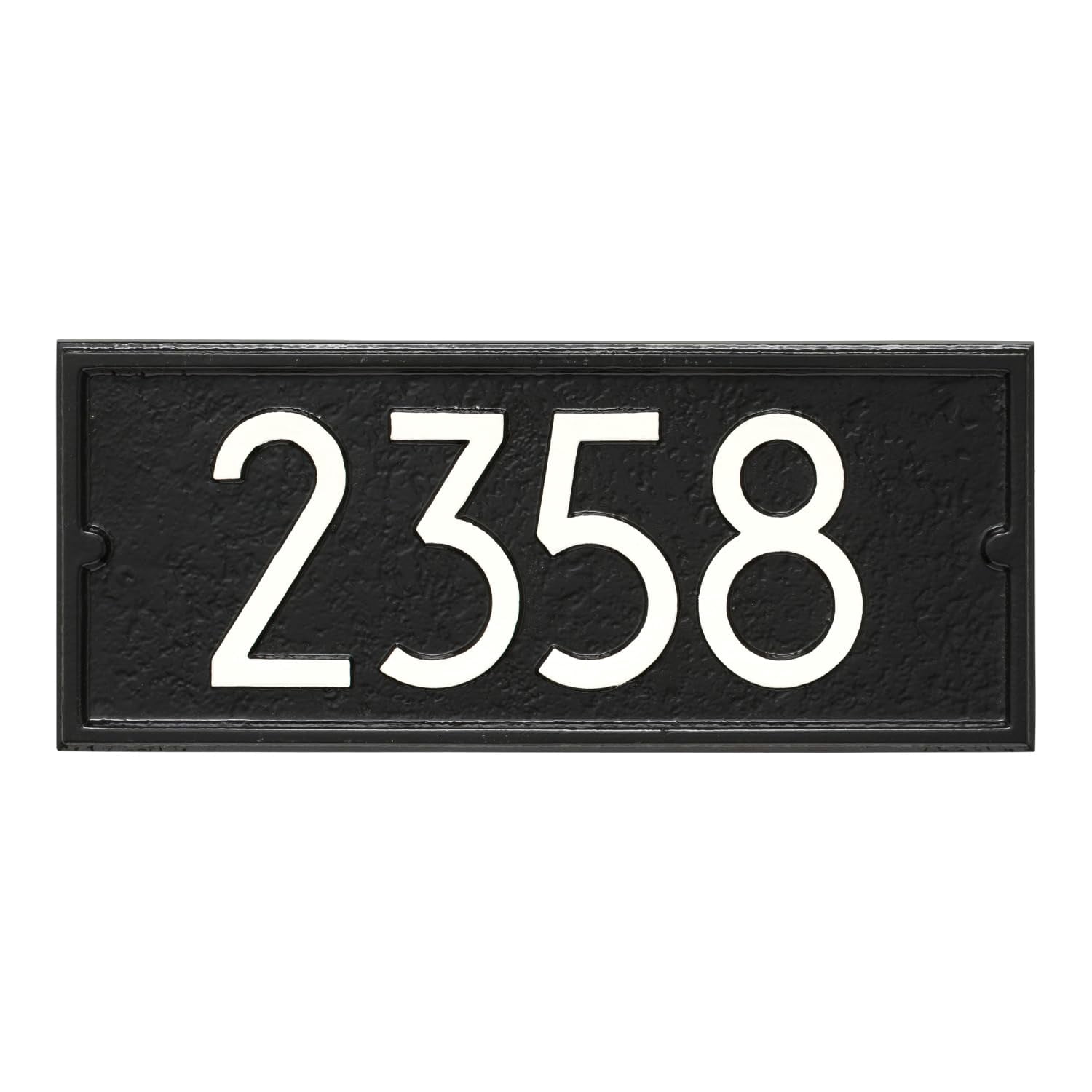 Custom Mailbox Address Plaque, Personalized House Number Sign with Modern Numbers