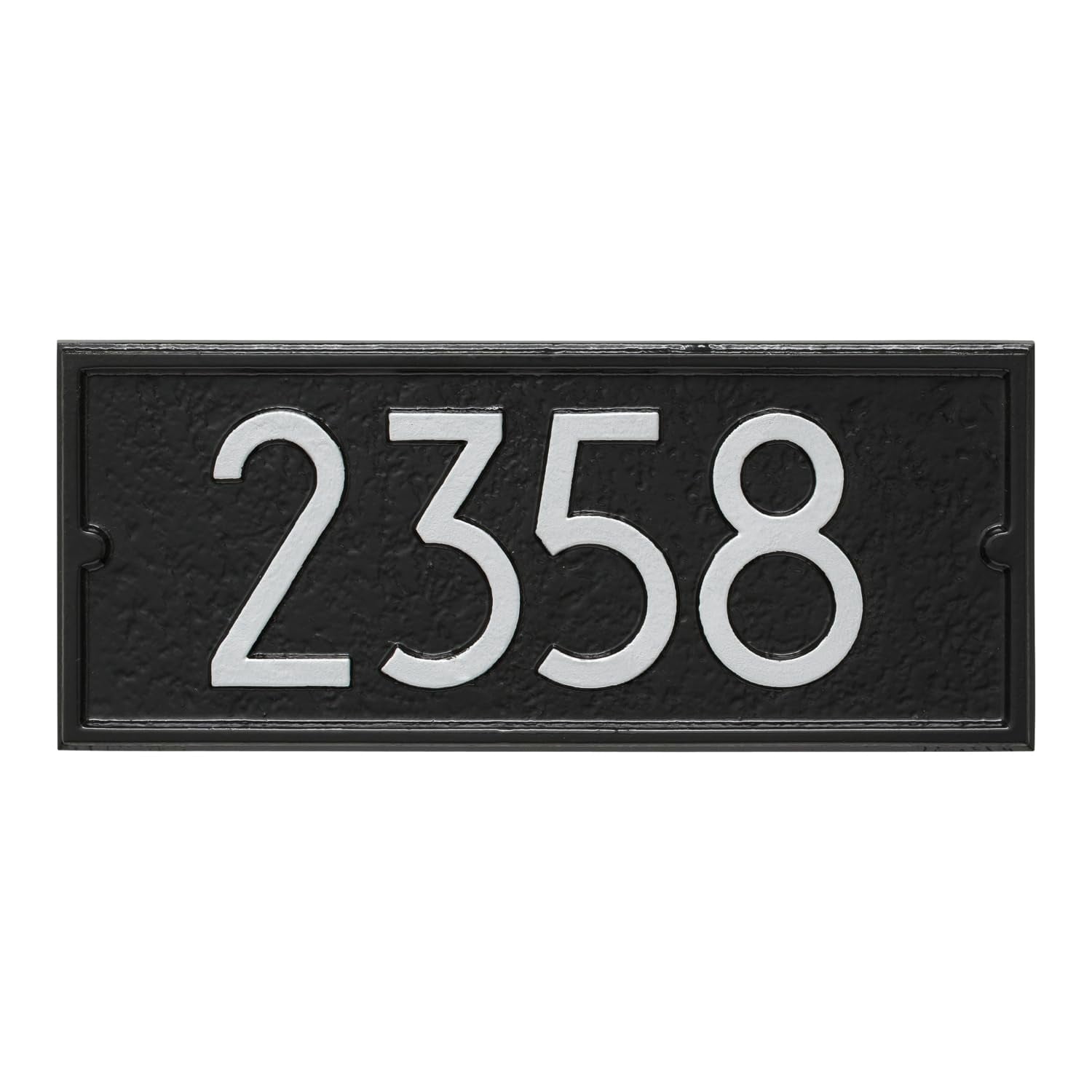 Custom Mailbox Address Plaque, Personalized House Number Sign with Modern Numbers