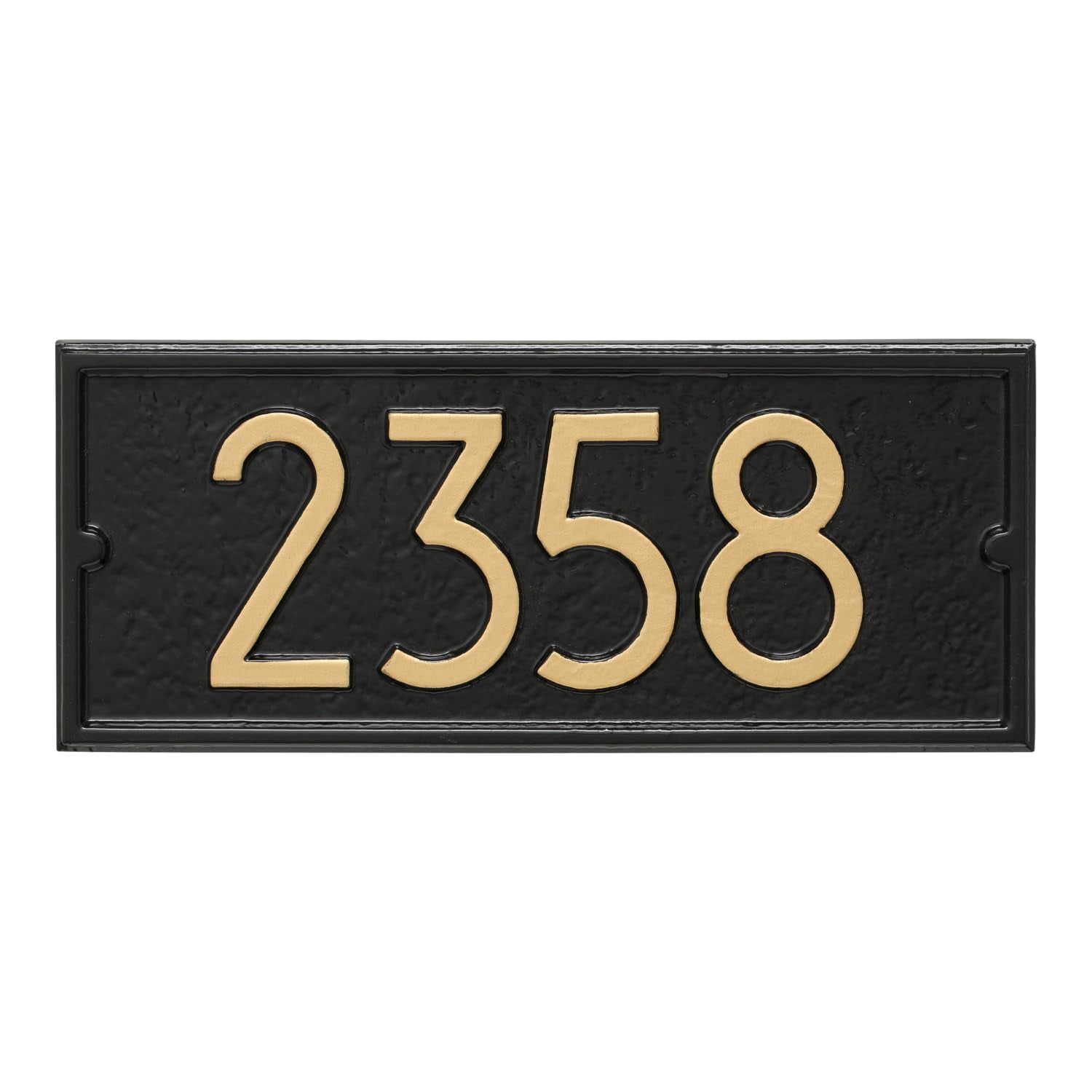 Custom Mailbox Address Plaque, Personalized House Number Sign with Modern Numbers