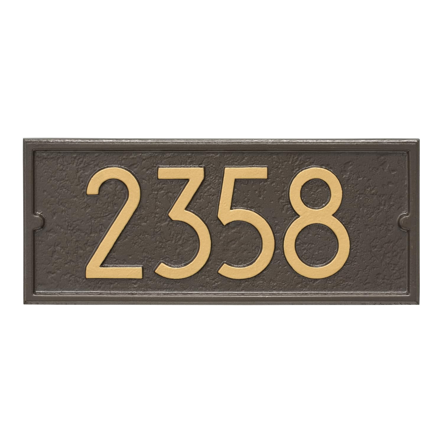 Custom Mailbox Address Plaque, Personalized House Number Sign with Modern Numbers