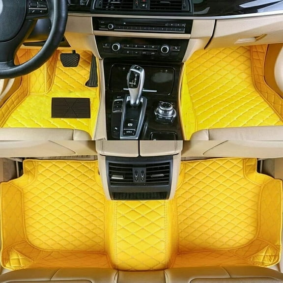 Custom Making Car Floor Mats Compatible with Audi BMW Mercedes-Benz Toyota Lexus Honda Infiniti Nissan Hyundai Kia All Models 2005-2023 (Red)