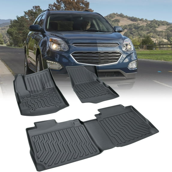 Custom Making TPE Rubber Car Floor Mats For 2012-2017 Chevrolet Equinox & GMC Terrain/Terrain Denali All Weather Protection