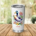 thumbnail image 1 of Custom Mallard Duck Tumbler 20oz With Handle And Straw - Stainless Coffee Cup Gift For Birdwatchers Women Girls Nature Fans Q0EPsC, 1 of 6