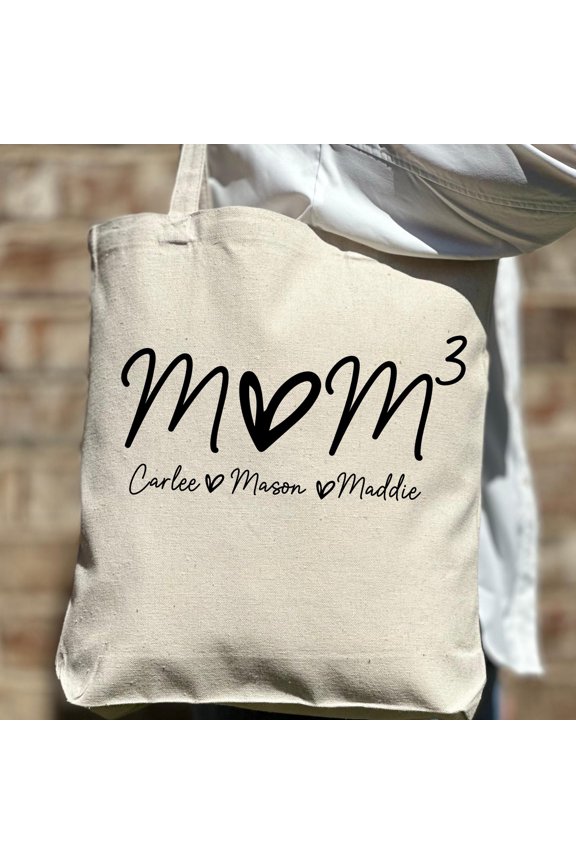 Custom Mama Tote Bag, Personalized Mother Bag,Cute Mother 39 s Day Gift Idea, Mother Gift,