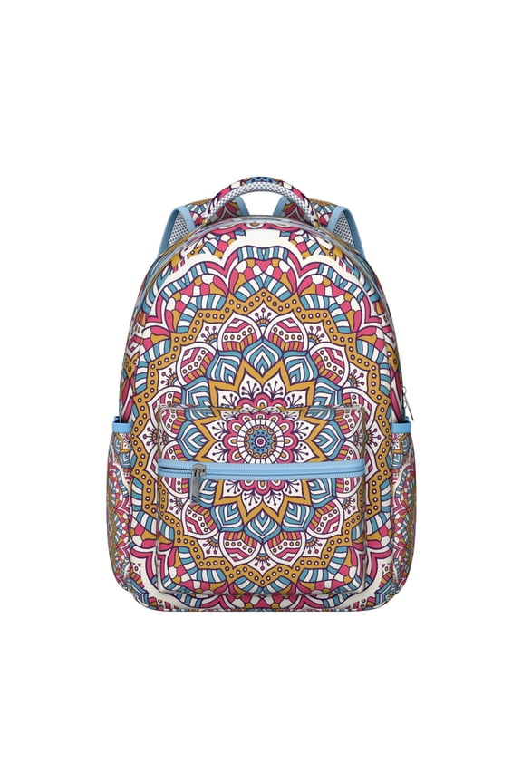 Custom Mantra Inspired Backpack - Distinctive Look School Organizer, Standout Design Bookbag Gift for Individualists