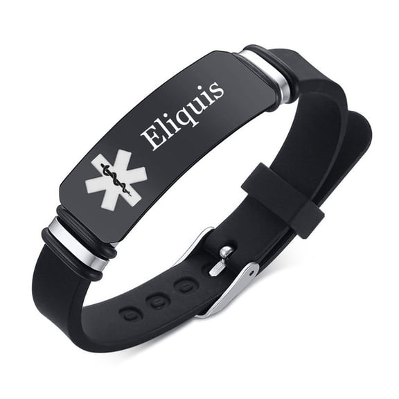 Custom Medical Alert ID Bracelet,Personalized Silicone Medical Wristband Allergy Disease Awareness Bangle for Women Men Kids,Patient Emergency Alarm Jewelry for Son Daughter,Dad,Mom,Customized Info