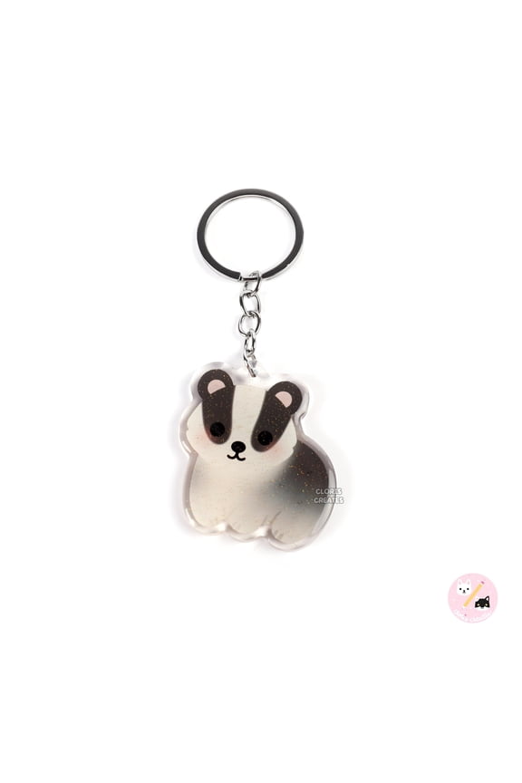 Custom Memorial Acrylic Keyring with Personalized Illustrated Image, Double-Sided Keyring and Remembrance Keepsake for Family, Loved Ones, Bags, Keys or Everyday Carry
