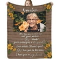 thumbnail image 1 of Custom Memorial Blanket for Loss of Loved One - A Letter from Heanven Sympathy Blanket Loss of Dad Mom Husband Wife Friend in Loving Memory Blanket Personalized Blankets, 1 of 5