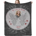 thumbnail image 1 of Custom Memorial Blanket for Loss of Loved One - A Letter from Heanven Sympathy Blanket Loss of Dad Mom Husband Wife Friend in Loving Memory Blanket Personalized Blankets, 1 of 5