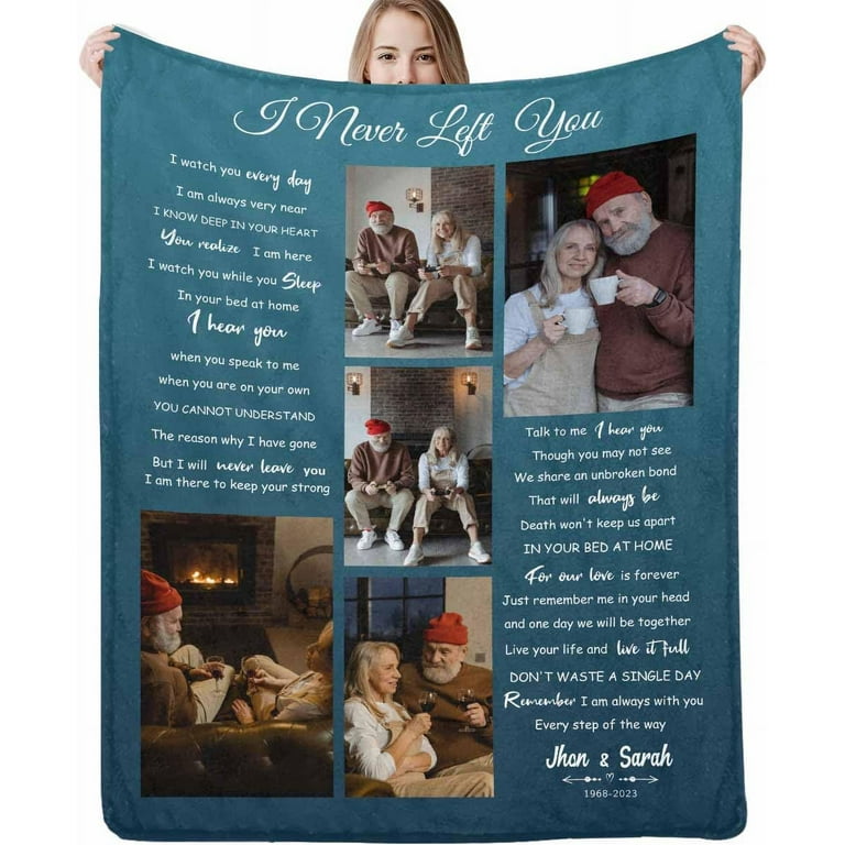 Personalized sympathy throws sale