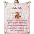 thumbnail image 1 of Custom Memorial Blanket with Photos for Loss of Mom Dad Son Daughter Customized Memory Gift of Departed Loved Ones Blankets, 1 of 5