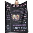thumbnail image 1 of Custom Memorial Blankets with Photo Personalized in Loving Memory Picture Name Date Throws Blanket, Sympathy Gifts for Loss of Mom Dad Friends Pet(30"x40"), 1 of 6